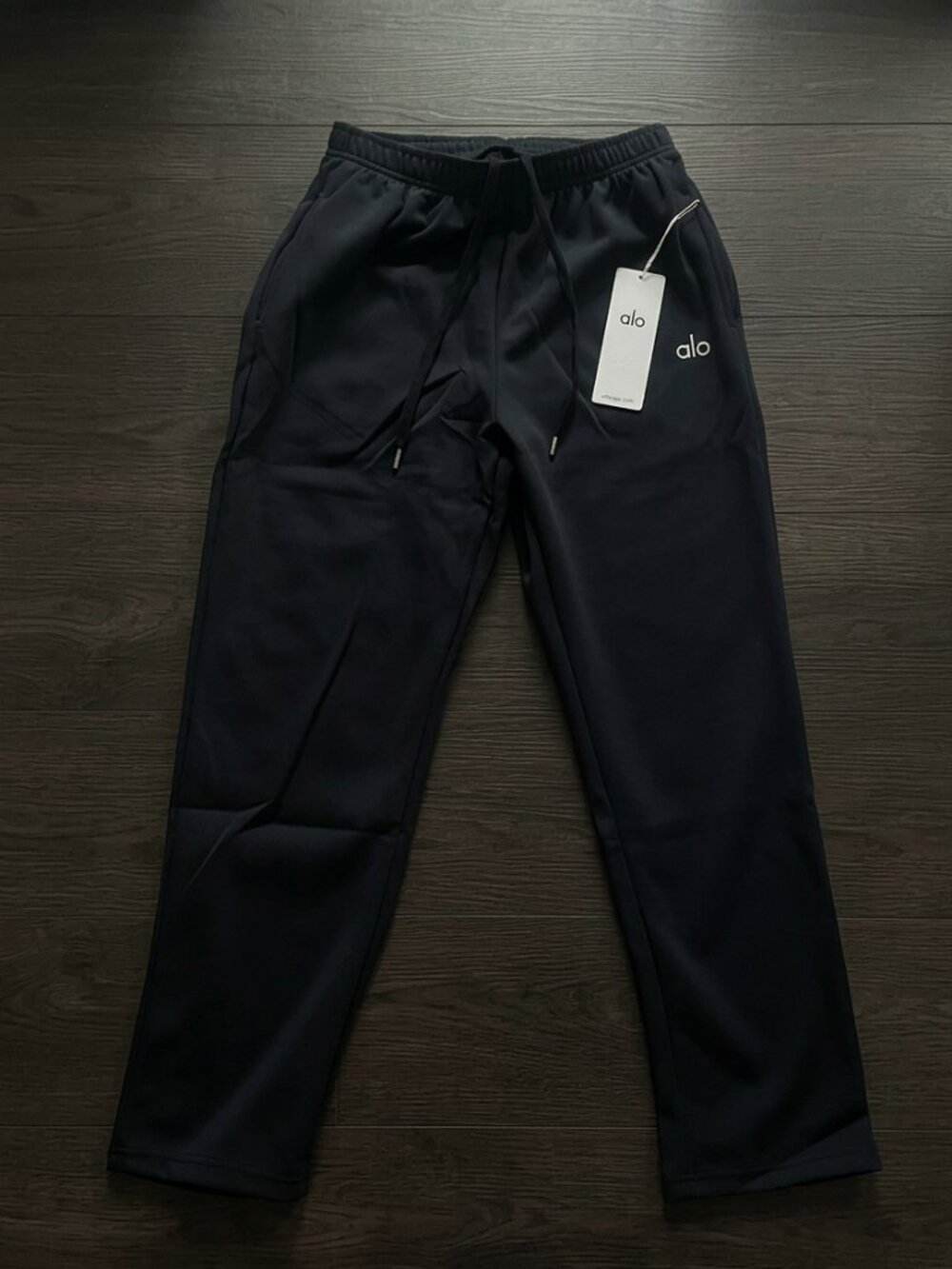 ALO Yoga Unisex Navy Quarter-Zip Hoodie and Jogger Set NWT - Picture 5 of 7